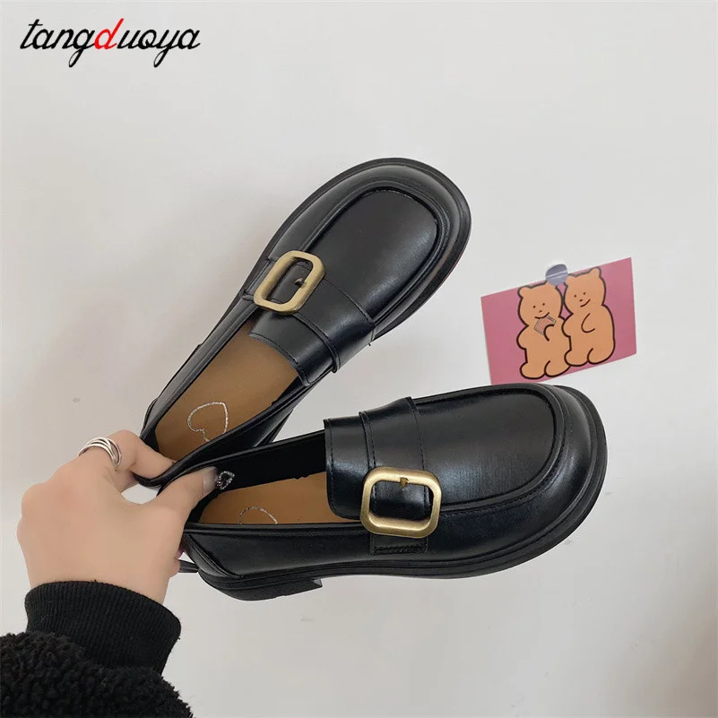 

Туфли Мэри Джейн японская школьная Униформа Jk Аксессуары Лолита обувь для колледжа готическая обувь из искусственной кожи на платформе высокое качество