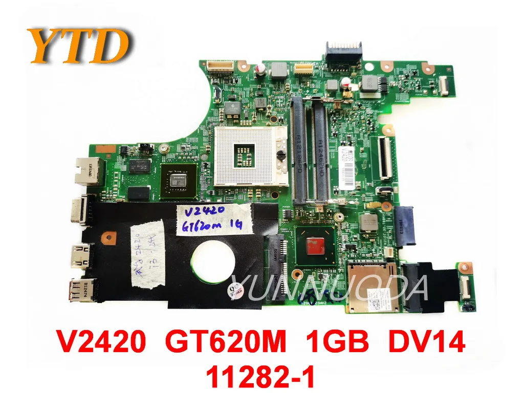 

Original for DELL V2420 laptop motherboard V2420 GT620M 1GB DV14 11282-1 tested good free shipping