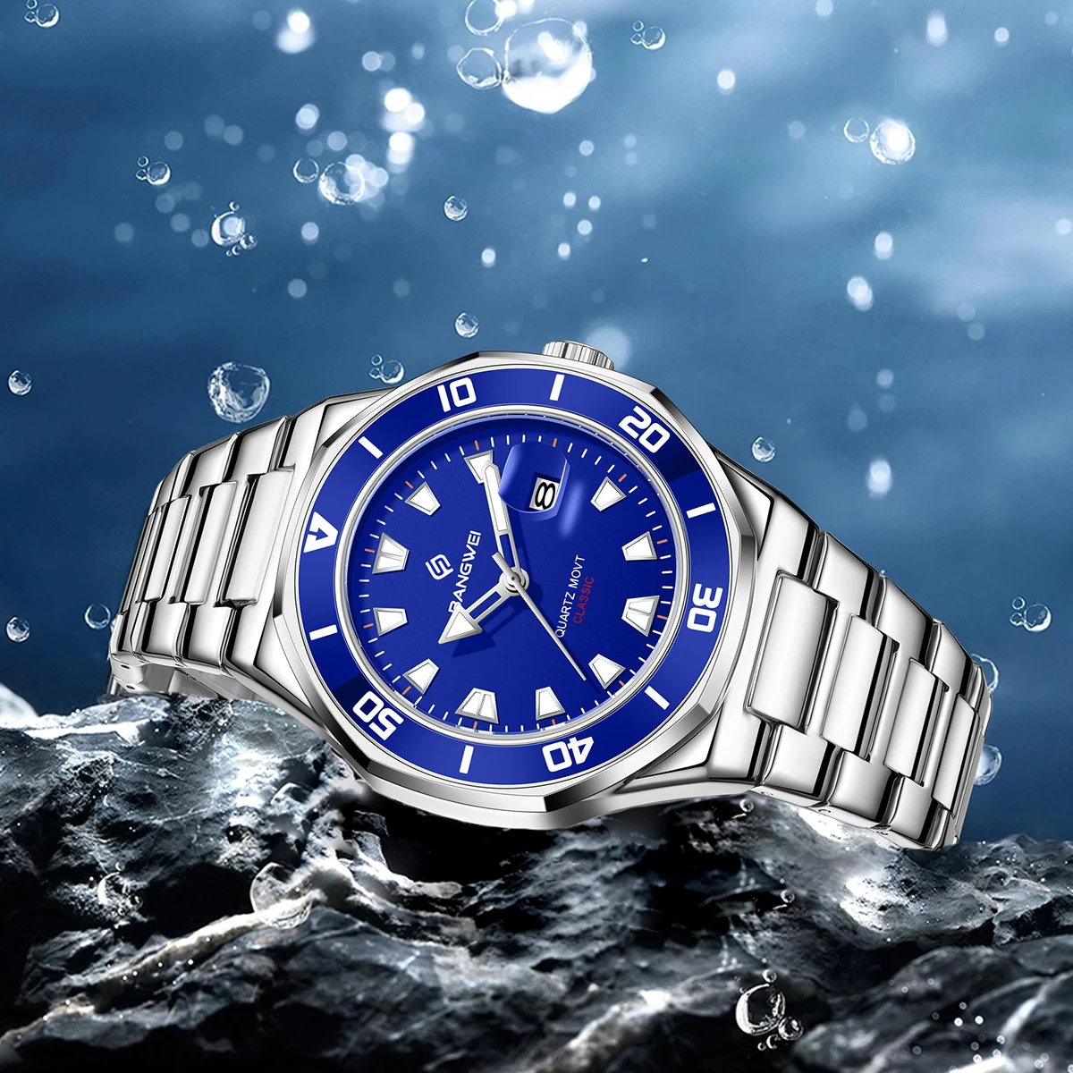 Фото LIGE BANGWEI Элегантные роскошные кварцевые женские часы, модные простые водонепроницаемые повседневные женские часы со стальным ремешком, Relogio Feminino №4