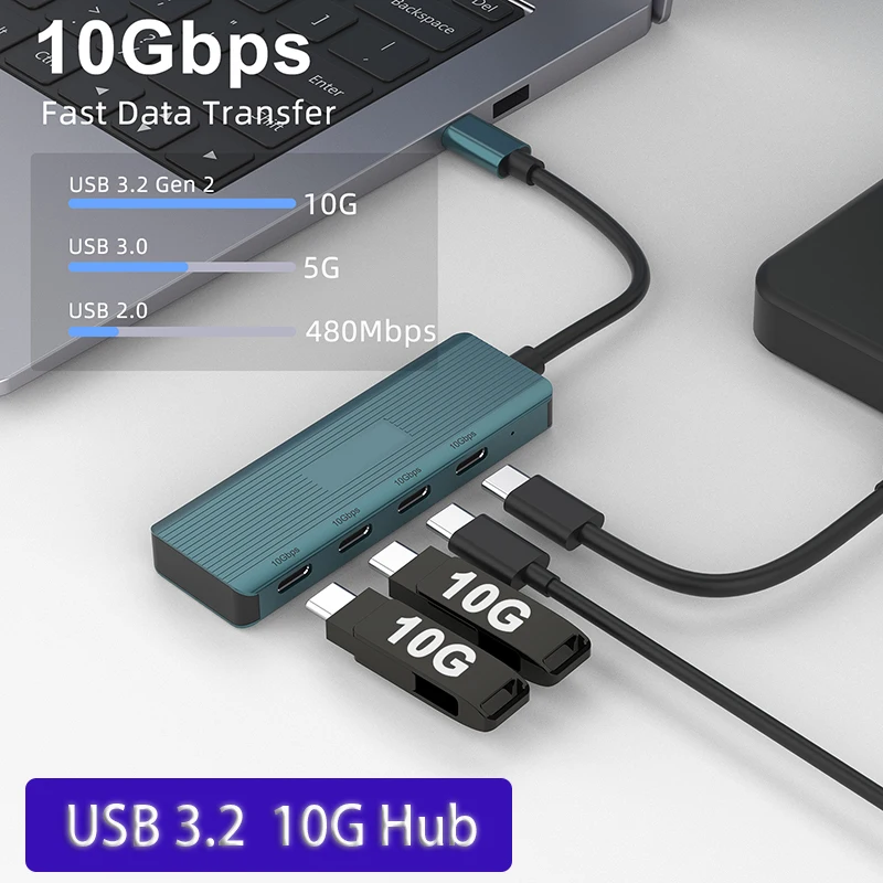 Многофункциональная док-станция Удлинительный кабель USB-адаптер Разветвитель