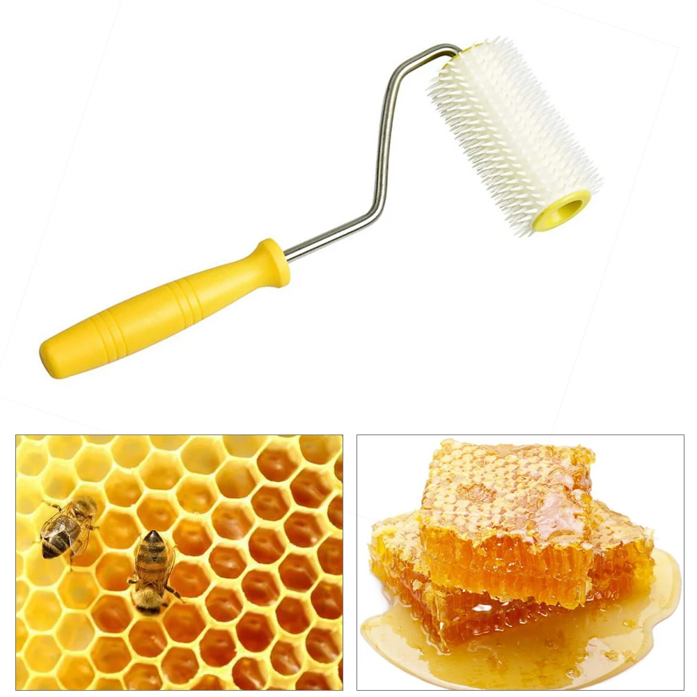 

Beekeeping Tools Bee Glue Remover Roller Honey Fork Propolis Scraper Collector for Beekeeping Accessories Tool