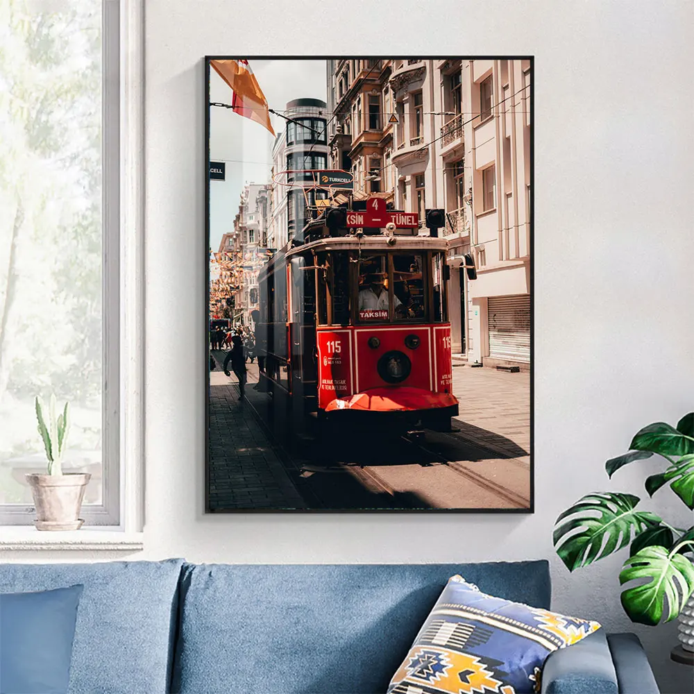 

Christchurch Tramway Custom Posters Canvas Wall Art Nordic Print Modern Poster Picture Home Decor21-1207-73-1