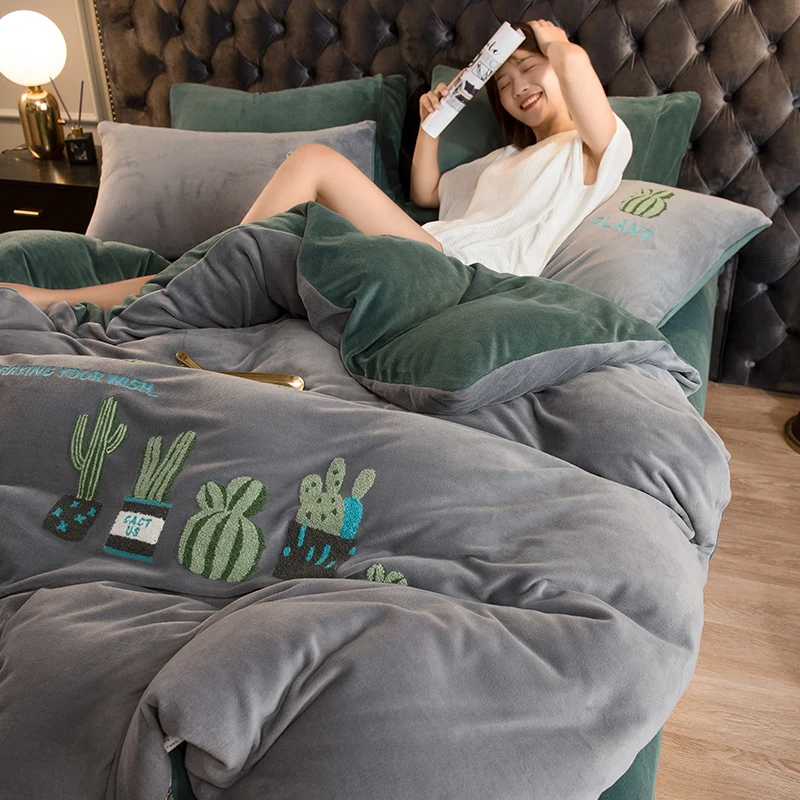 

Простой комплект постельного белья в скандинавском стиле, хлопковые мягкие простыни, наволочки, двойной комплект постельного белья, пододе...