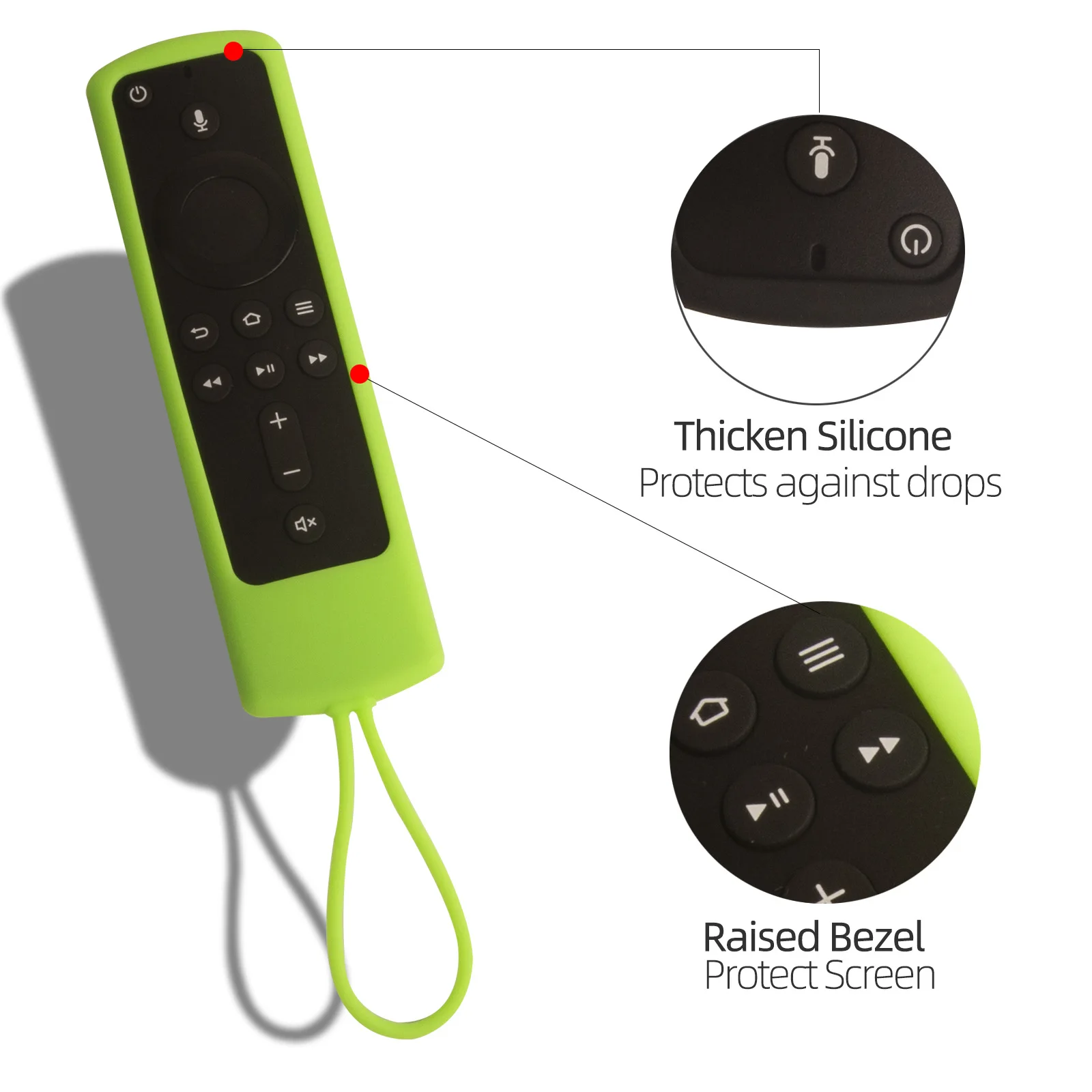 

Remote Case Replacement OEM ODM For Amazon Fire TV Stick 4K / 2020 remote control TV protective cover Silicone Shell Universal