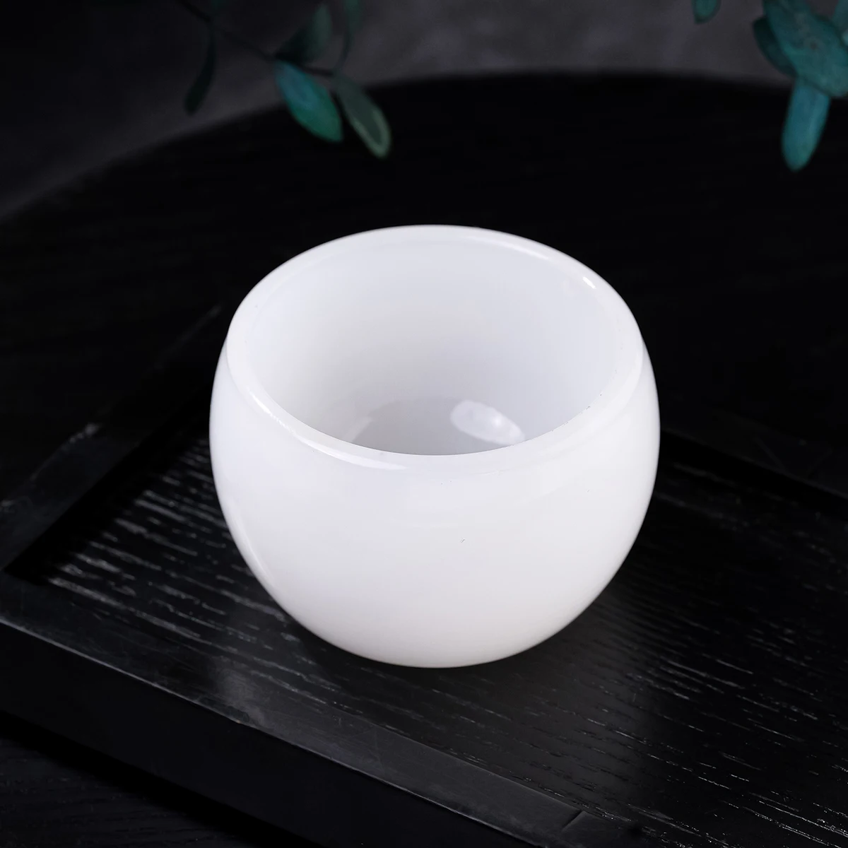 

Хрустальная чаша из белого агата Runyangshi