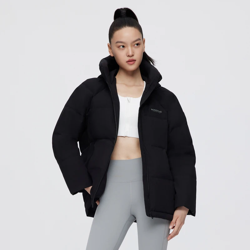 Женская зимняя пуховая куртка Bosideng с капюшоном