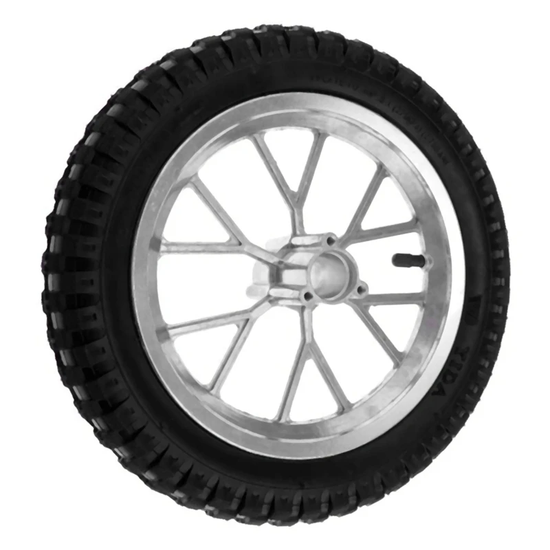 

Motorcycle Rear Tire Assembly 12.5-2.75 Mini Bike Scooter Motorcycle Rim Wheel Hub with Tires