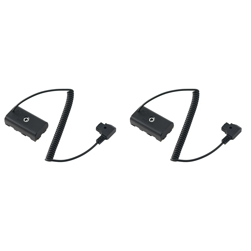 

2X Power Adapter Cable For D-Tap Connector To NP-F Dummy Battery For Sony NP F550 F570 F770 NP F970