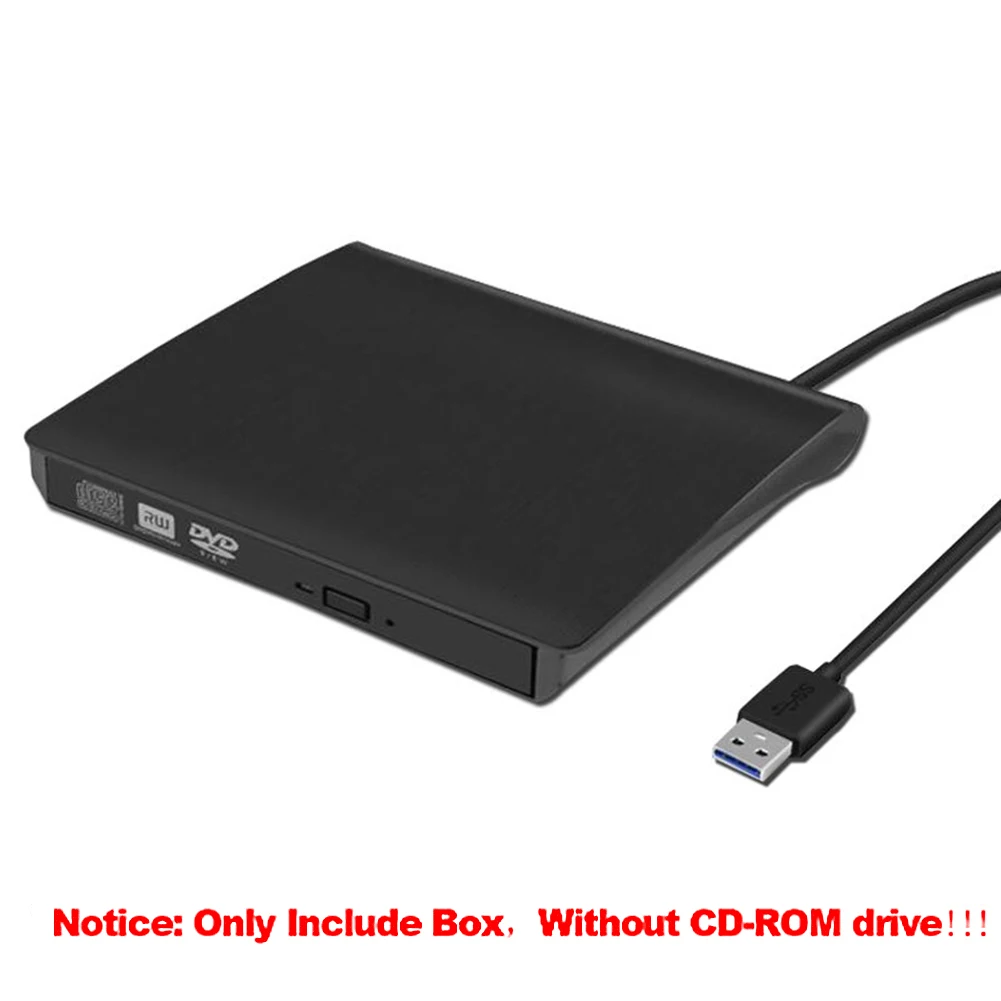 Внешний USB 3.0 SATA внешний DVD CD-ROM RW плеер корпус оптического привода