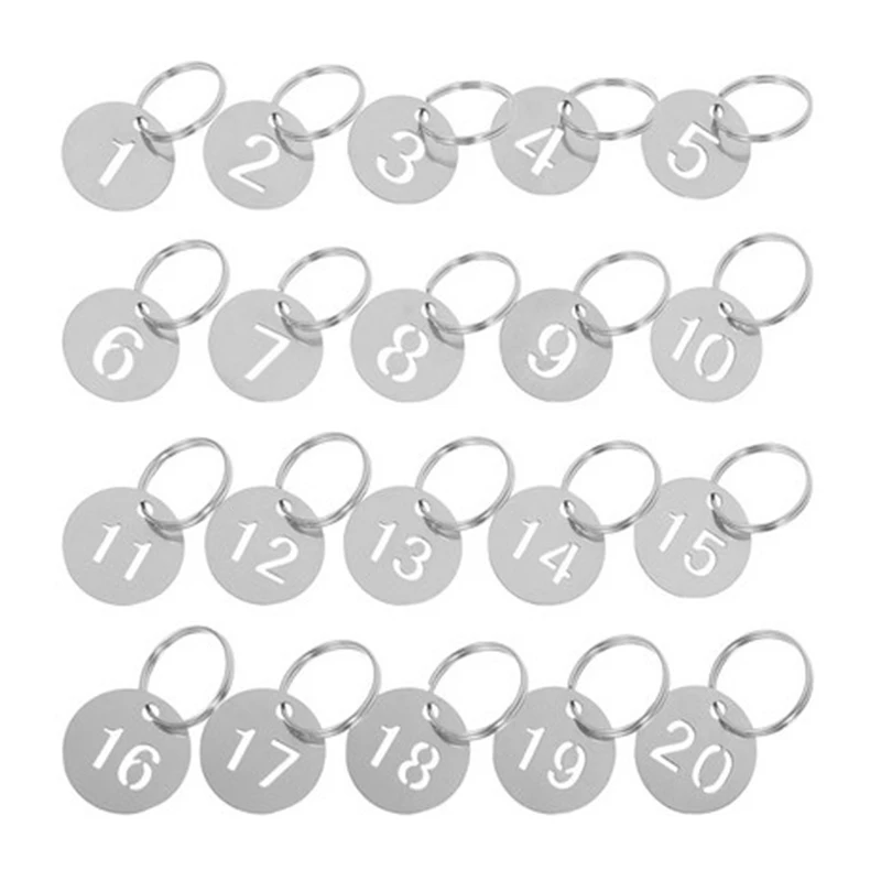 

Цифровые бирки из нержавеющей стали 20 шт