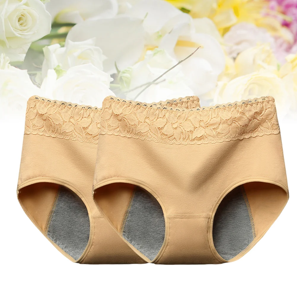 

2 Pcs Womens Lingerie Best Period Physiological Pants Menstrual Miss