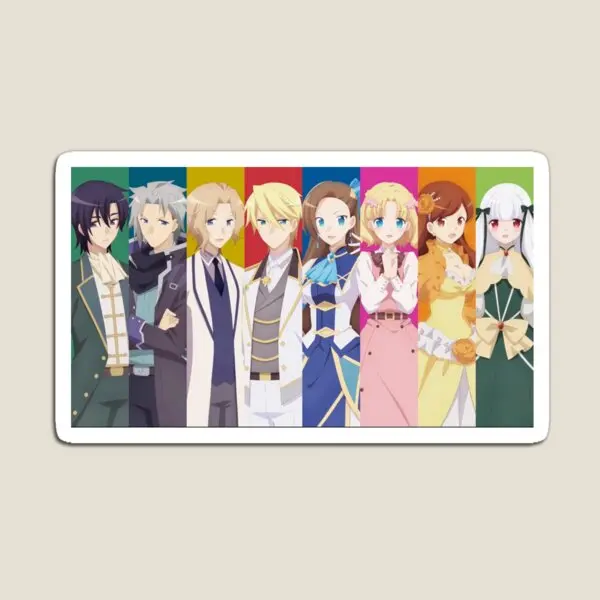 

Моя следующая жизнь как злодейка 2 магнитный холодильник милый ребенок Красочные Магнитные игрушки наклейки