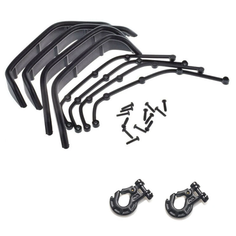 

Металлический крюк для трейлера RC, крюк для лебедки, 2 шт. с крылом RC 1/10