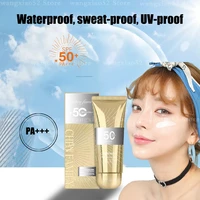 sunscreen spf50pa waterproof sweat proof and uv proof concealer refreshing sunscreen isolation cream suncream 50