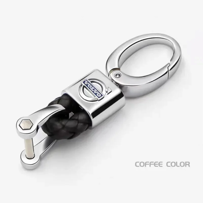 

Металлический/кожаный автомобильный Стайлинг брелок для Volvo XC40 XC90 V40 V90 V60 XC60 S80 S60 S90 C40 V70 XC70 аксессуары