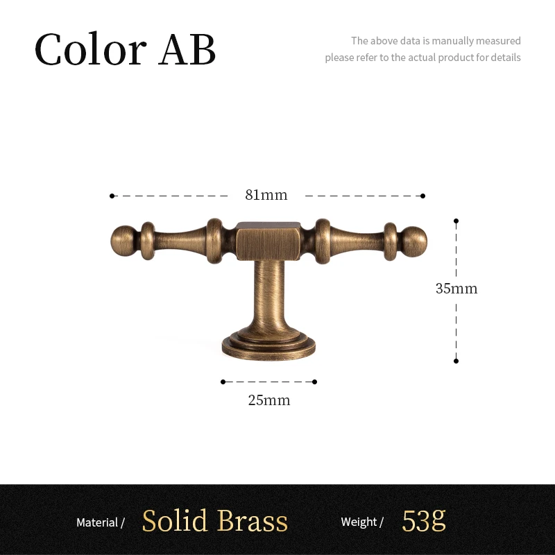 

Сантая Ручки для шкафов из матовой латуни