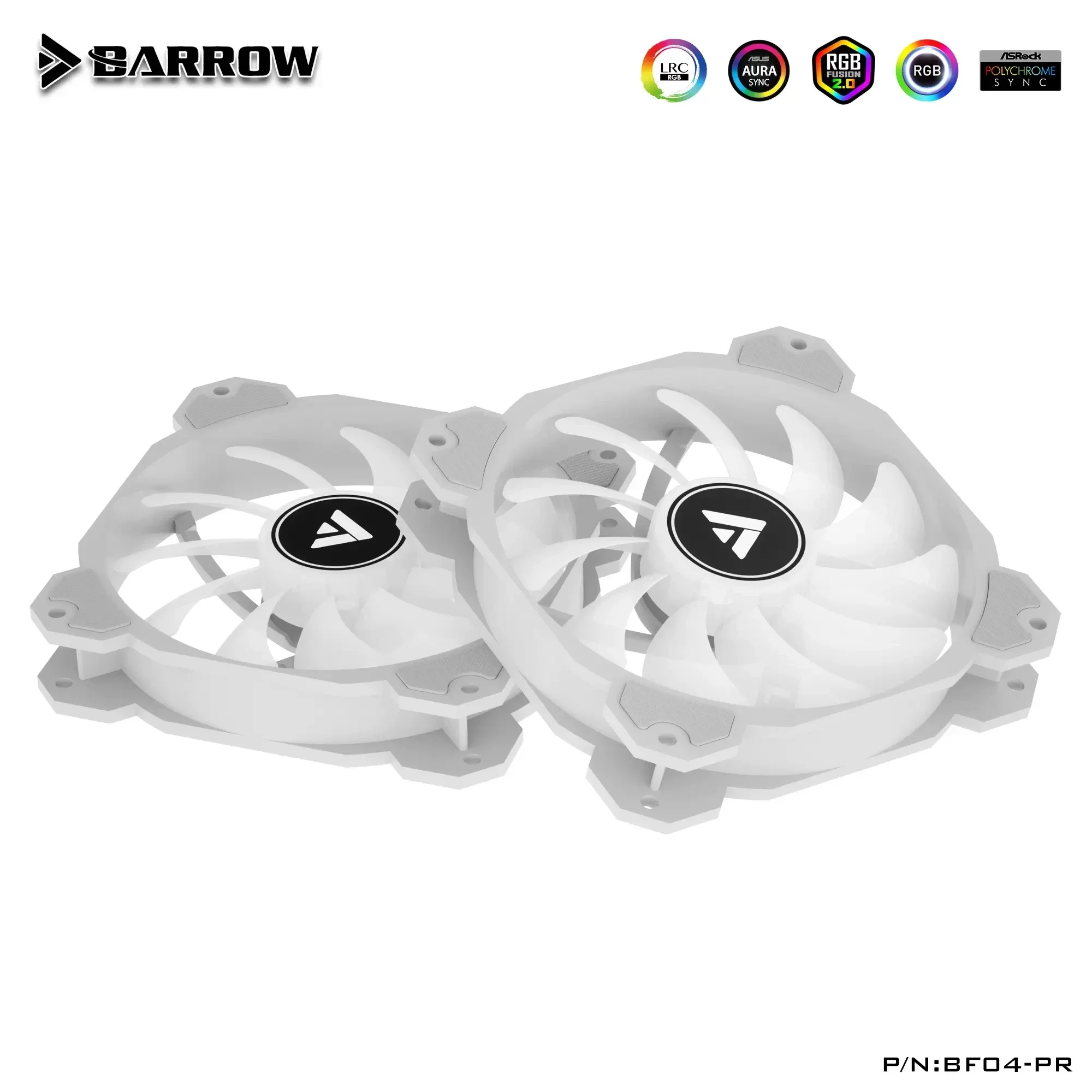 Вентилятор водяного охлаждения Barrow белые гидравлические подшипники PC PWM 120 5 В