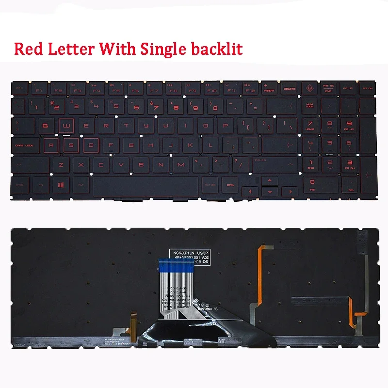 Новая сменная клавиатура для ноутбука совместимая с HP Omen 4 5 15-dc 15-dc005tx 15-dh TPN-Q211T PN-C143