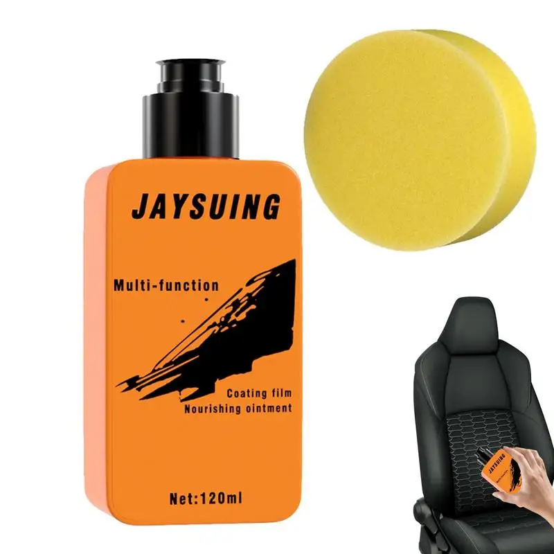 

120ML Car Interior Seat Leather Renovation Wax Grease Cream Sofa Leather Shoes Care Refurbished Paste Agent Car Care Tool