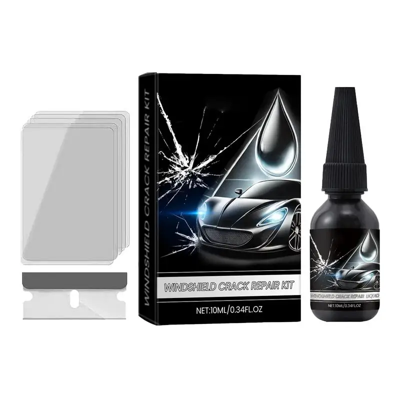 Автомобильная жидкость для ремонта лобового стекла комплект жидкости царапин