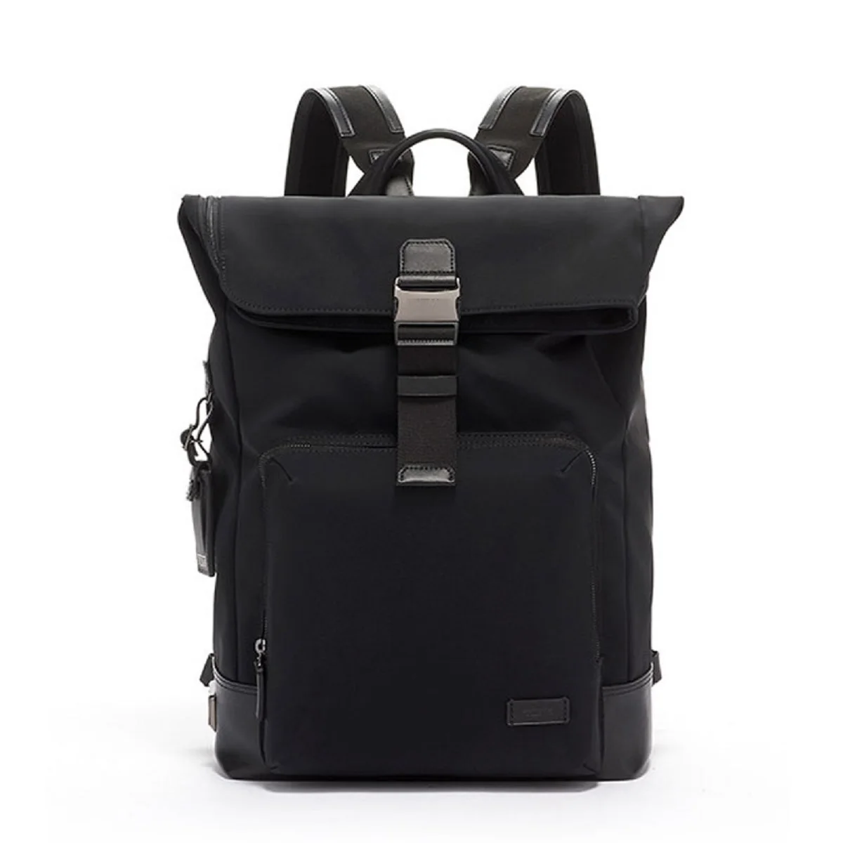 

Famous Brand Ballistic Nylon Laptop Bag Men's British Roll Top Backpacks Brand Waterproof Backpack