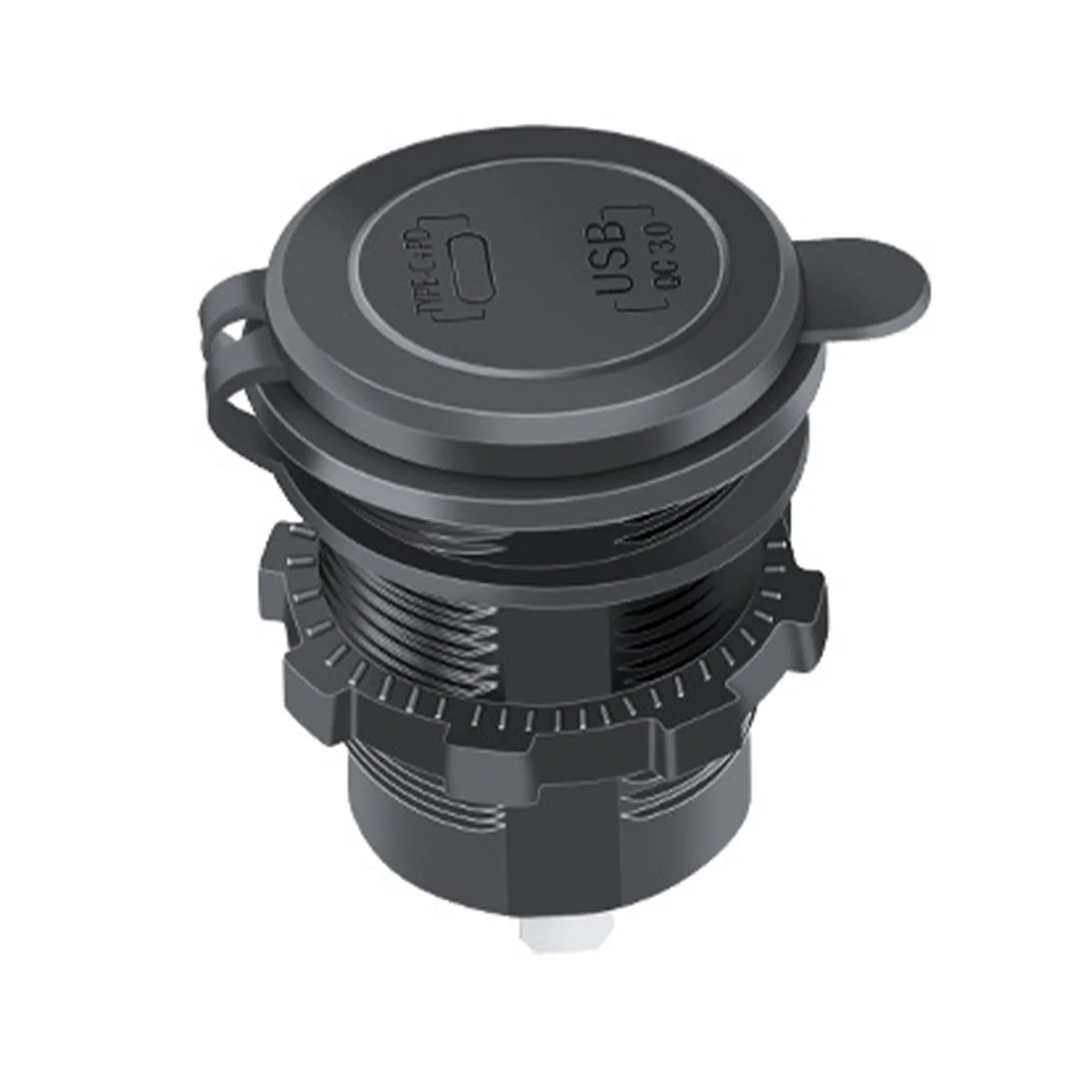 Двойной USB 12 В-24 В автомобильное зарядное устройство PD45W + QC3.0 2 4 А адаптер питания