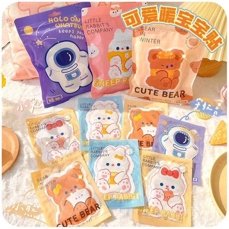 

10Pcs Warm Paste Pads Cartoon Baby Warm Stickers Self-heating Foot Warmers 10h Long Lasting Warming Patches Winter Accessories