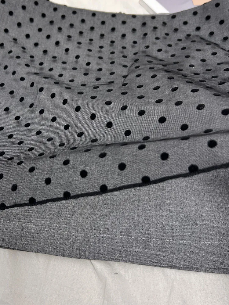 Комплект из 2 предметов с юбкой простая футболка бантом и принтом + серая