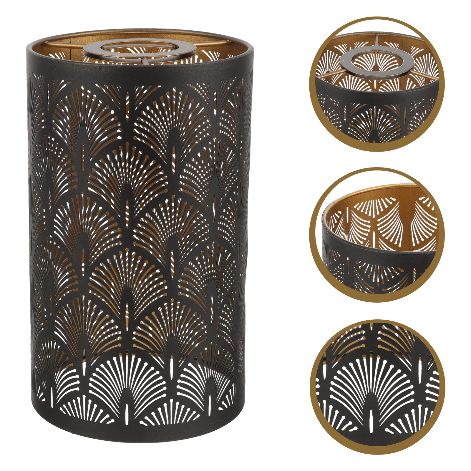 

Lamp Shades Cover Holder Accessories Table Lampshades Floor Rustic Paste Drum Vintage