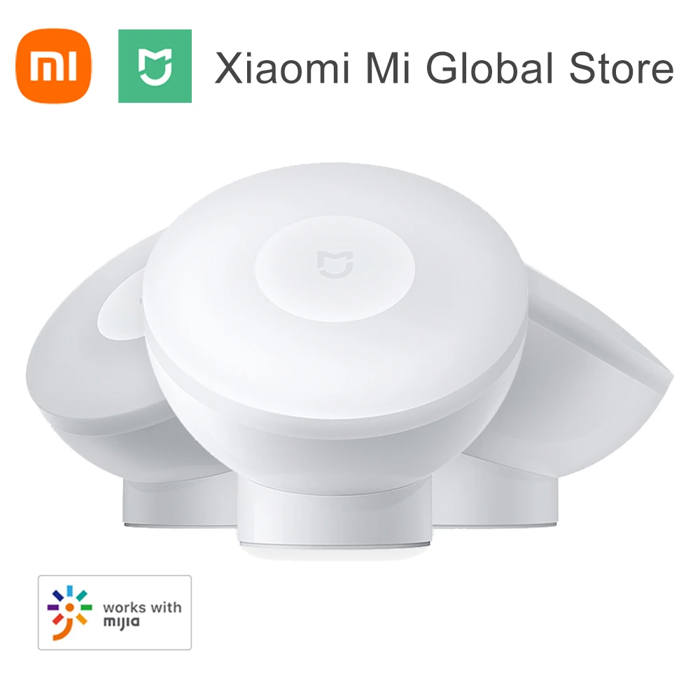 

Xiaomi Motion-Activated Night Light 2 Adjustable Brightness Infrared & Light Sensor Work With Mi Home App