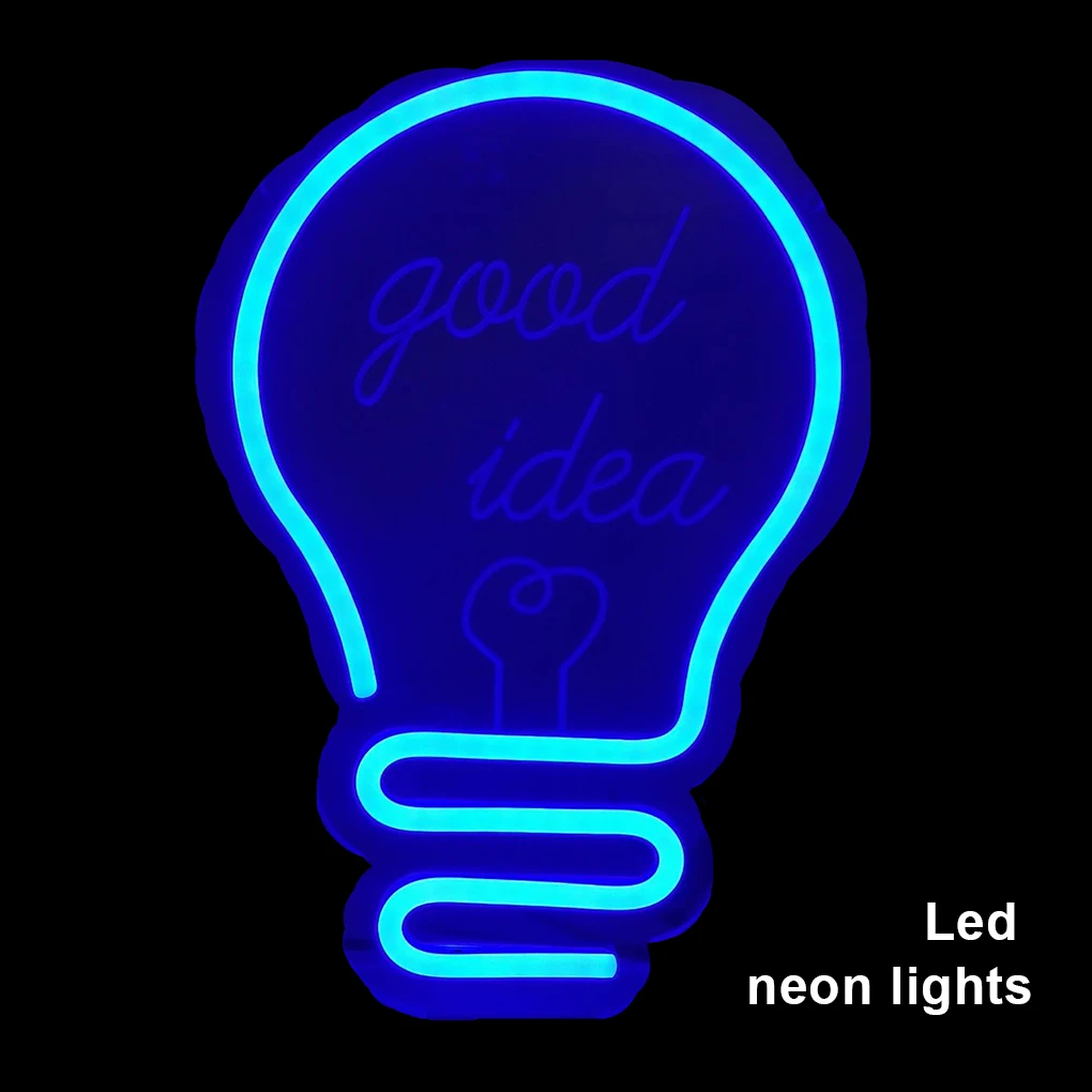 

Neon Lights Modern Wall Hanging Art Dimming Lamp Light Christmas Gift