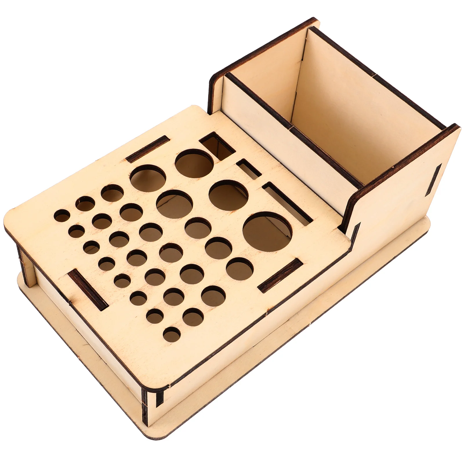 

Wooden Tool Holder Punch Craft Tool Rack Crafts Tool Stand