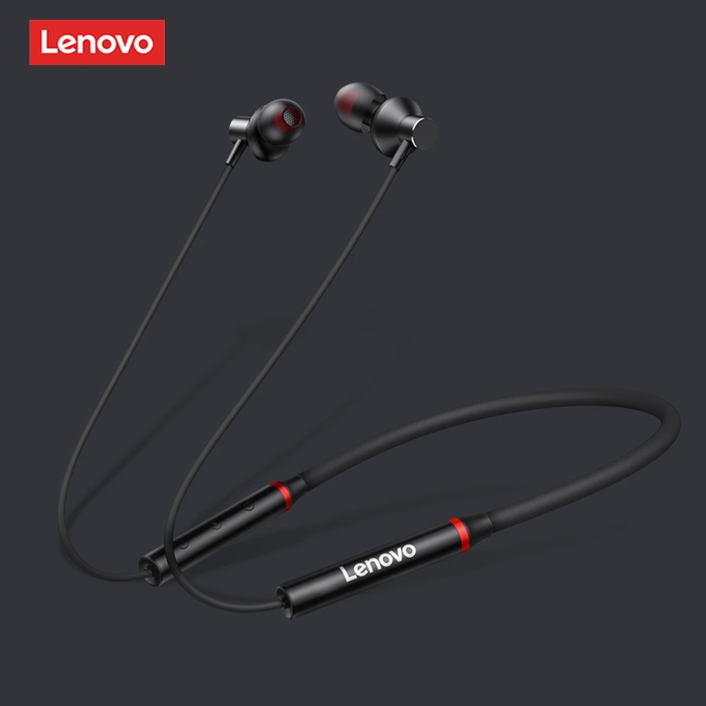 Беспроводные наушники Lenovo HE05X Bluetooth 5 0 магнитный шейный ремешок шумоподавление