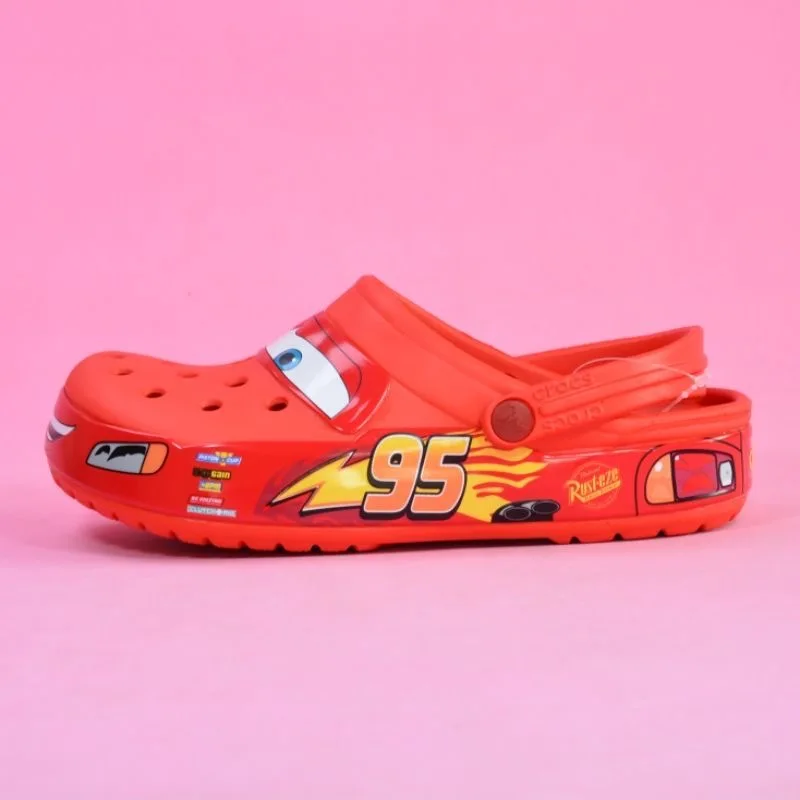 Туфли Disney Lightning Mcqueen Pixar из ЭВА водонепроницаемые пляжные тапочки дышащие с