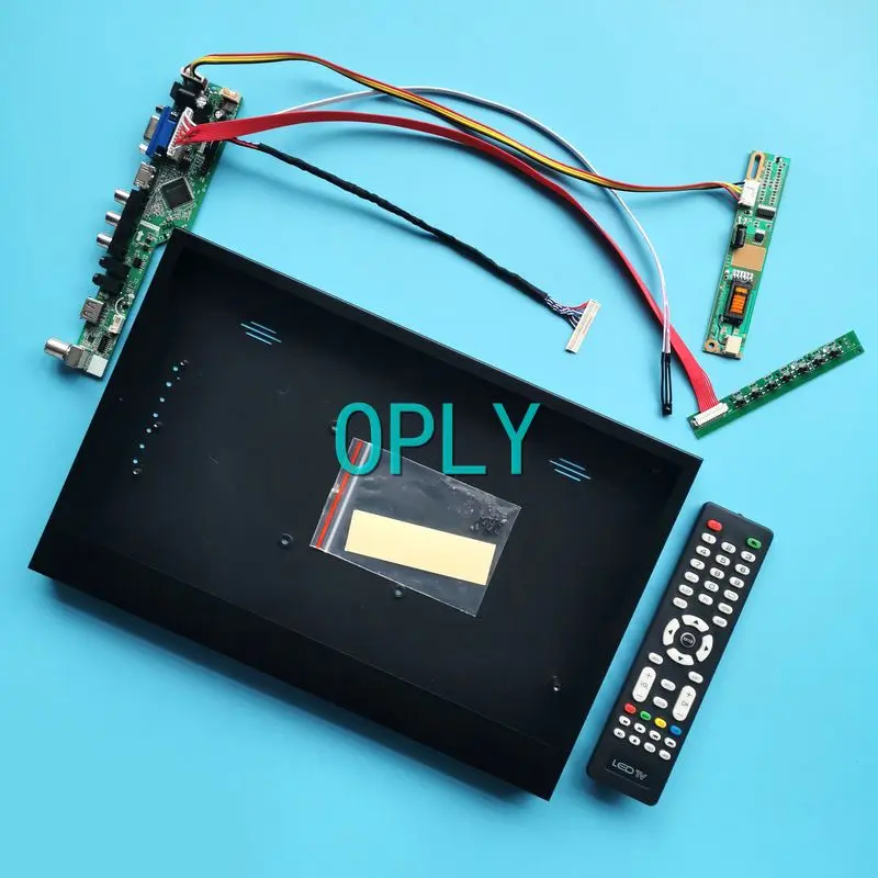 

For LP141WP1 QD14TL03 TV Analog Controller Board+Metal Case 1CCFL 14.1" DIY Kit LVDS 30 Pin VGA HDMI-Compatible AV USB 1440*900