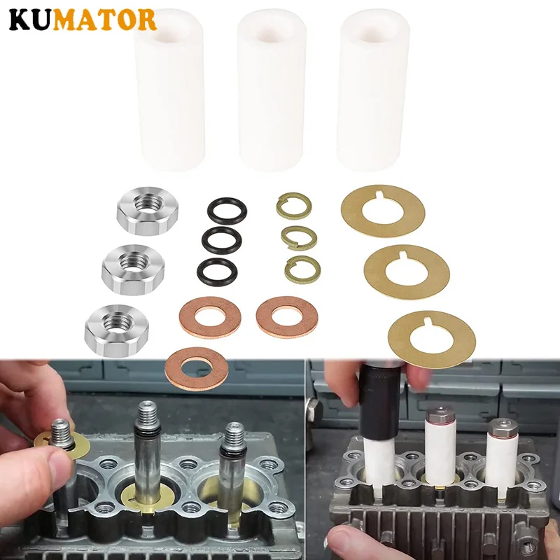 AR2546 Pump 18mm Piston Kit Ceramic Plunger Repair Kit fits for Annovi Reverberi RK RKA RKV XRCA XRV XRCV Pump