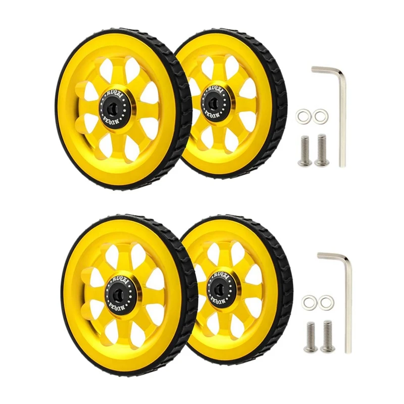 

Складной велосипед 4х MUQZI, легкое колесо, легкое колесо для складного велосипеда Бромптона, улучшенное расширенное легкое колесо