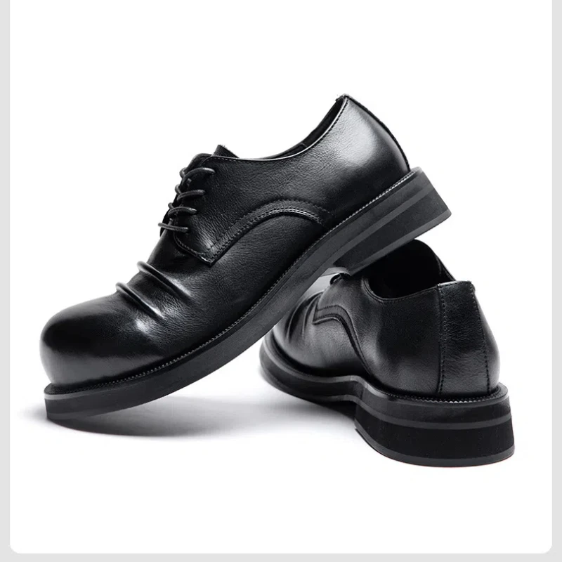 Британская деловая повседневная кожаная обувь мужская рабочая одежда туфли