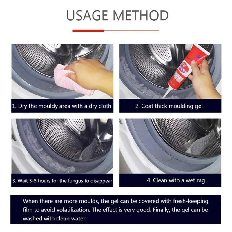 Бытовая настенная форма для удаления плесени средство очистки уплотнение гель