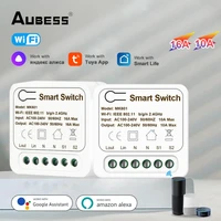 tuya smart wifi switch yandex alice smart life app wireless switch alexa google home 16a10a smart home diy automation module