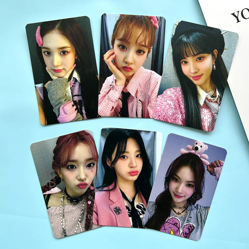 

Kpop Idol 6 шт./комплект ломо-карты STAYC Мишка Тедди фотокарты Фотокарточка открытка для поклонников коллекция