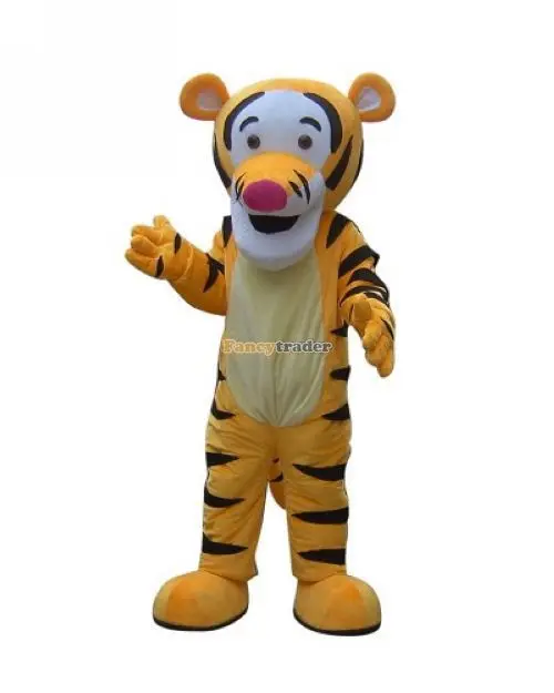 Новая милая кукла из пенопласта для взрослых костюм тигра мальчиков талисмана с