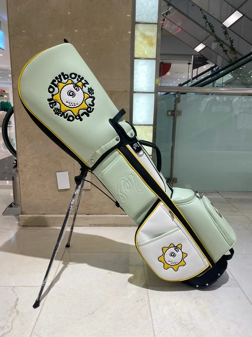 

2023 New Malbon Golf Holder Bag Women PU Waterproof Golf Caddy Bag 골프용품