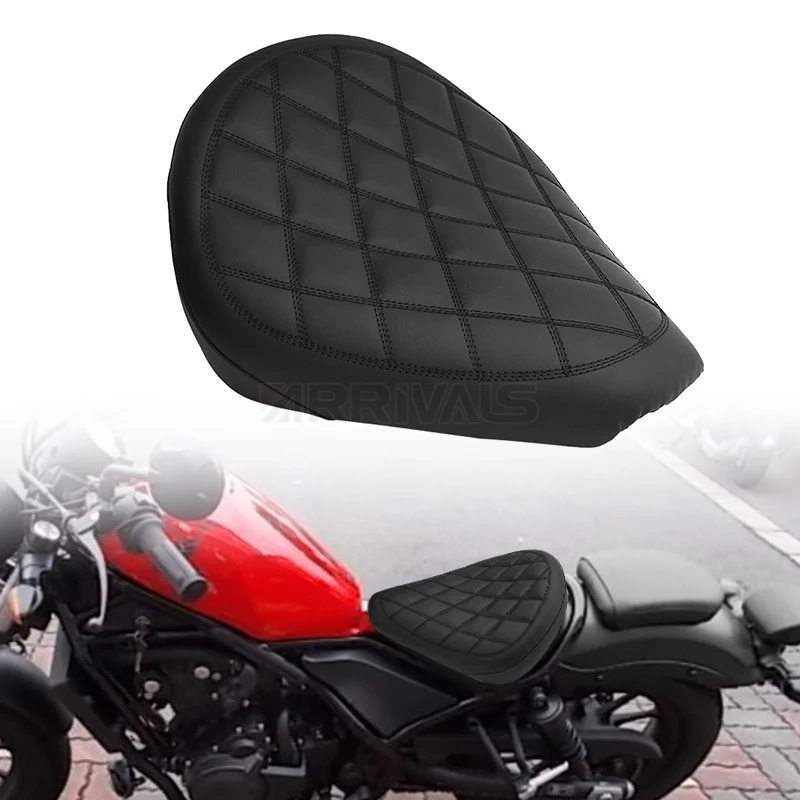 Motorcycle Black PU Leather Pillow Front Driver Seat For Honda Rebel CMX 300/500 2017-2022 2021 2020 2019 2018