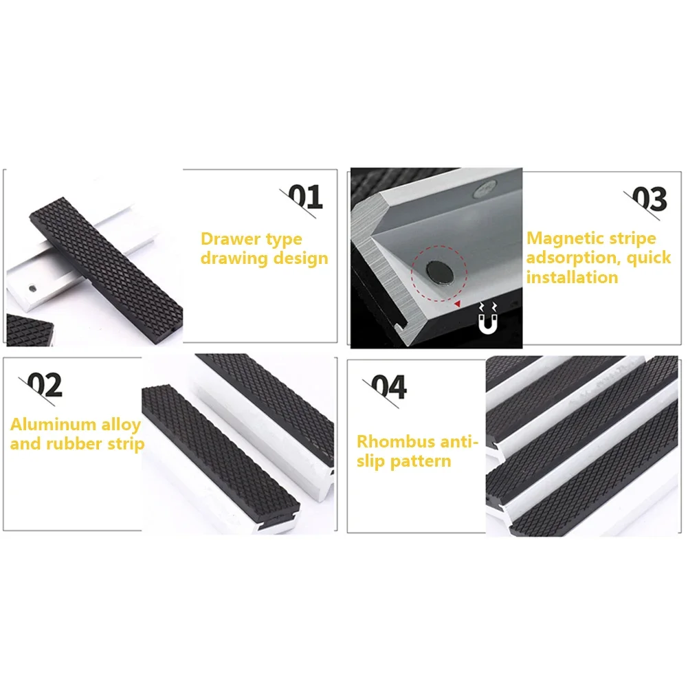 3/4/5/6/8 дюймов 144/186/234/285/378 г накладки на тиски магнитные защитный чехол