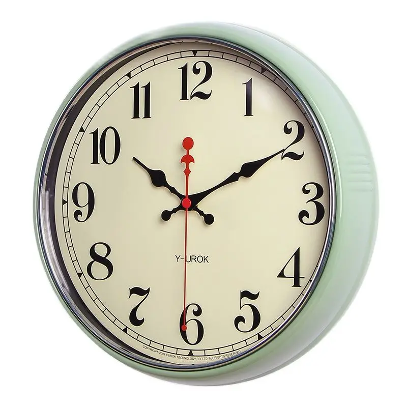 

Wall Clock Vintage Shabby Chic Living Room Retro Clocks Wall Home Decor Bedroom Decorative Bar Horloge Gift SC624