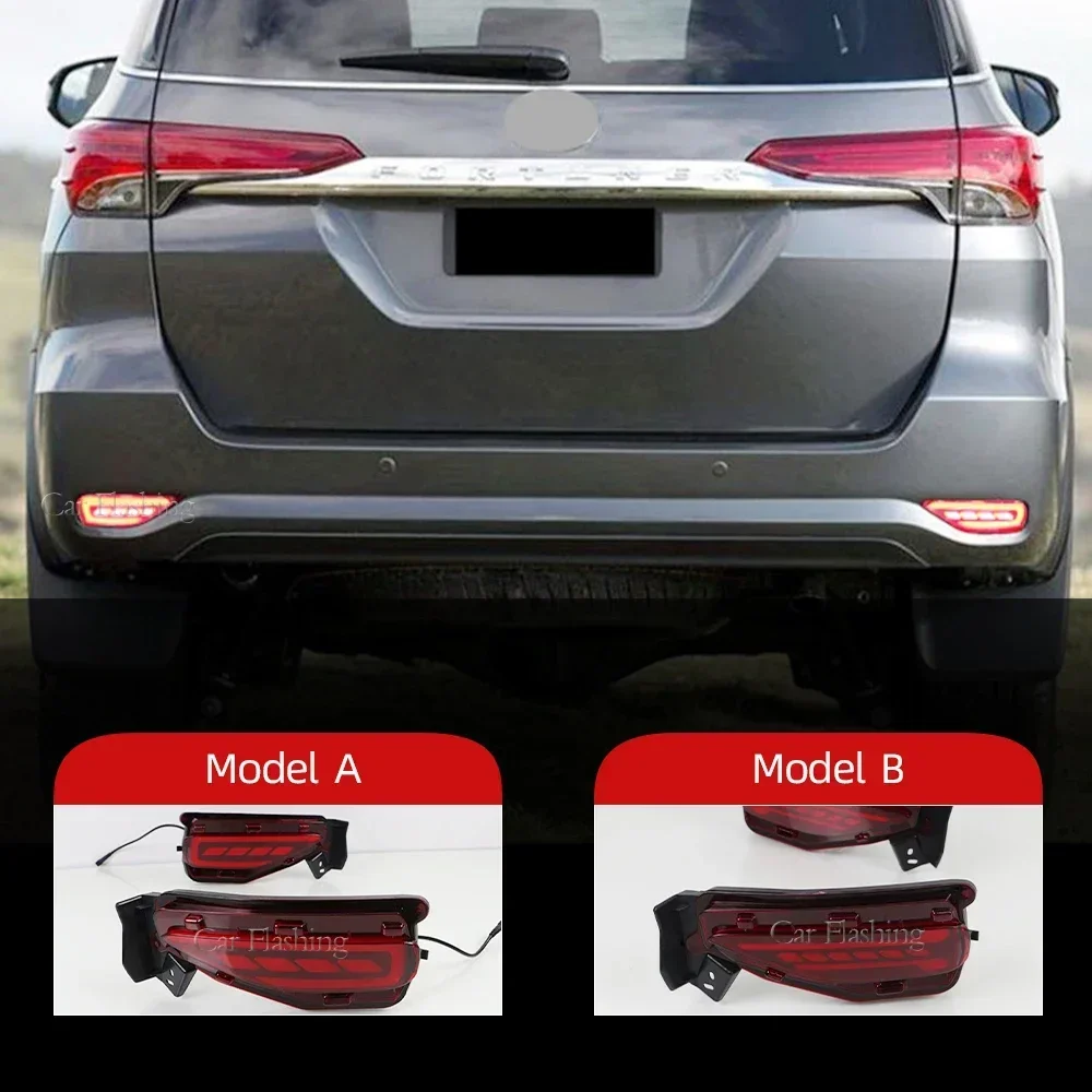 Новый! 1 комплект светодиодных отражателей заднего бампера противотуманные фары