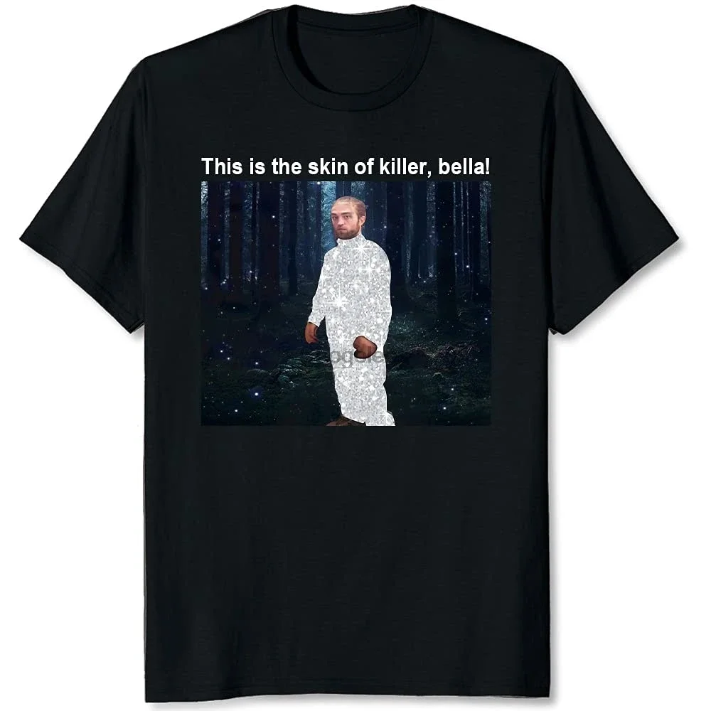 Это рубашка с принтом кожа убийцы Эдвард сумерки TwilightSaga подарок для нее Забавный