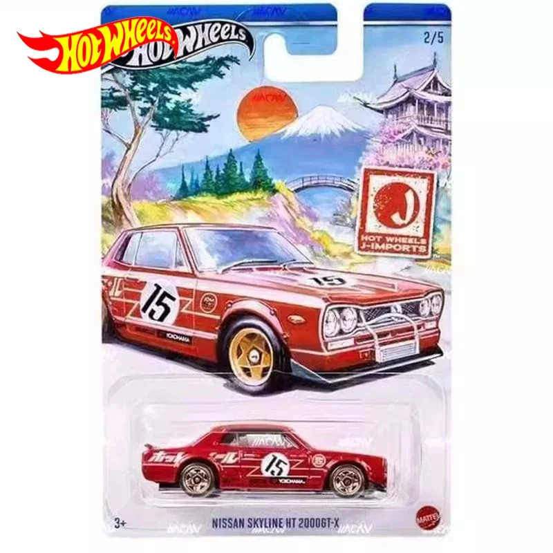 Оригинальный автомобиль Hot Wheels J-export Nissan Skyline HT 2000GT-X игрушки для мальчиков 1/64 литый