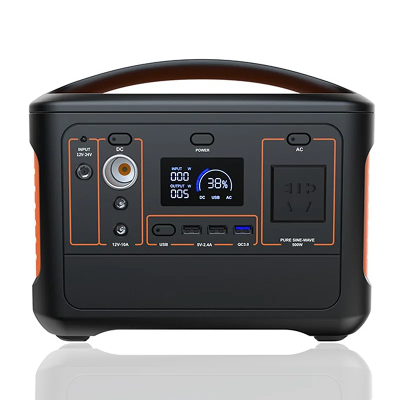 

DEMUDA 500W 153600mAh 220V 110v Home Outdoor Emergency Battery Backup Solar Charger Portable Generator Power Station